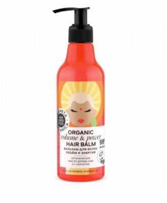 Купить планета органика (planeta organica) hair super food бальзам для волос объем и энергия, 250мл в Балахне