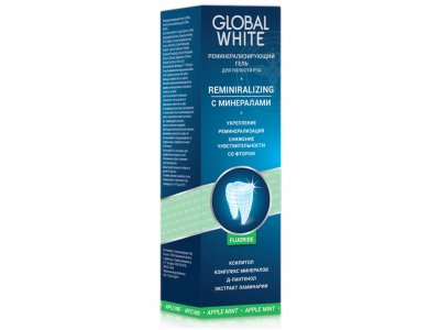 Купить глобал вайт (global white) гель ременирализирующий для полости рта, 40мл в Балахне