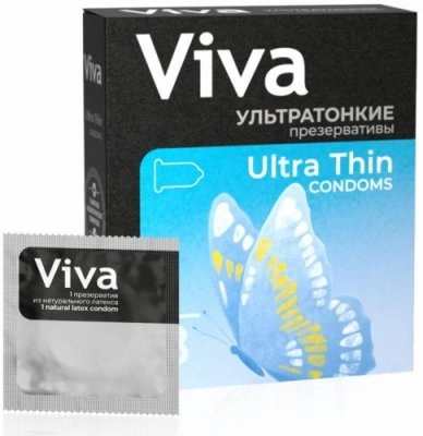 Купить viva (вива) презервативы ультратонкие 3шт в Балахне