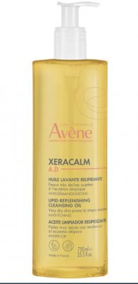 Купить авен ксеракалм а,д (avene xeracalm a.d.) очищающее масло для очень сухой и атопичной кожи лица и тела, 750 мл в Балахне
