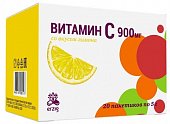 Купить витамин с 900мг со вкусом лимона, саше-пакет 5г, 20 шт бад в Балахне