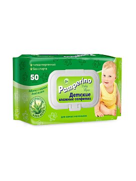 Pamperino (Памперино) салфетки влажные детские, 50 шт