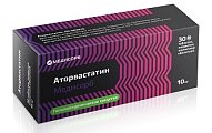 Купить аторвастатин-медисорб, таблетки, покрытые пленочной оболочкой 10мг, 30 шт в Балахне