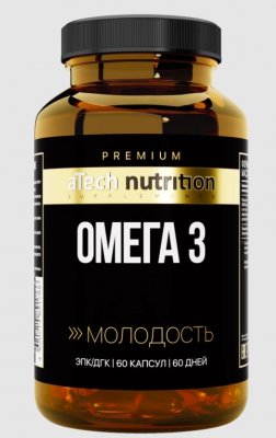 Купить atech nutrition premium (атех нутришн премиум) омега 3, капсулы массой 1350 мг 60 шт бад в Балахне