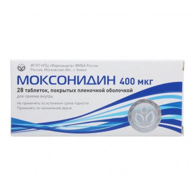 Купить моксонидин, таблетки, покрытые пленочной оболочкой 400мкг 28 шт в Балахне