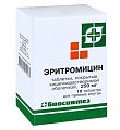 Купить эритромицин, таблетки, покрытые пленочной оболочкой 250мг, 10 шт в Балахне