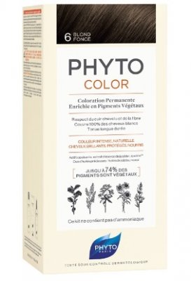 Купить фитосолба фитоколор (phytosolba phyto color) краска для волос оттенок 6 тёмный блонд(фитосолба, франция) в Балахне