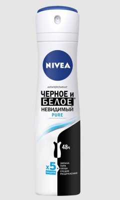 Купить nivea (нивея) дезодорант спрей невидимая защита пюр, 150мл в Балахне