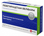 Купить леветирацетам велфарм, таблетки покрытые пленочной оболочкой 500 мг, 60 шт в Балахне