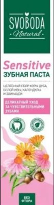 Купить svoboda natural (свобода натурал) зубная паста sensitive 124 гр в Балахне