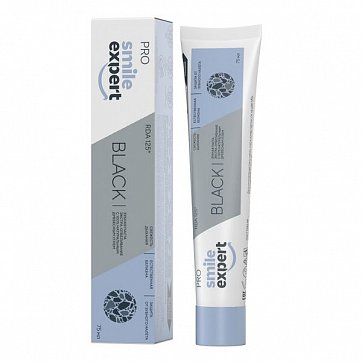 Smile Expert (Смайл Эксперт) зубная паста экстра-отбеливающая Блэк, 75 мл