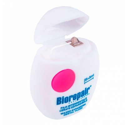 Купить биорепейр (biorepair) зубная нить поддерживающий белизну без воска, 30м в Балахне