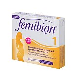 Фемибион I, таблетки, покрытые пленочной оболочкой, 28 шт БАД