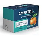 Купить смектит диоктаэдрический, порошок для приготовления суспензии для приема внутрь апельсиновый, пакет 3г, 10 шт в Балахне