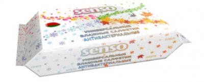 Купить senso (сенсо) салфетки влажные универсальные антибактериальные 100шт в Балахне