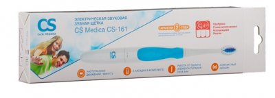 Купить зубная щетка электрическая звуковая cs medica cs-161 голубая, 1 шт в Балахне