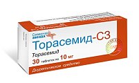 Купить торасемид-сз, таблетки 10мг, 30 шт в Балахне