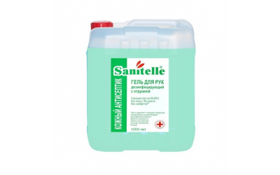 Купить sanitelle (санитель) гель для рук антисептический с экстрактом алоэ и витамином е 5000мл в Балахне