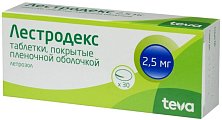 Купить лестродекс, таблетки, покрытые пленочной оболочкой 2,5мг, 30 шт в Балахне