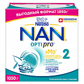 Купить nan 2 optipro (нан) смесь сухая для детей с 6 месяцев, 1050г в Балахне