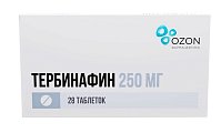 Купить тербинафин, таблетки 250мг, 28 шт в Балахне