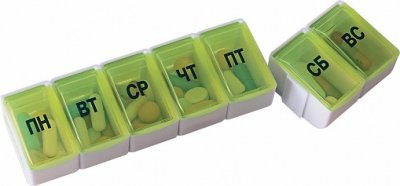 Купить таблетница пилюля (контейнер) для лекарственных препаратов трансформер на неделю в Балахне