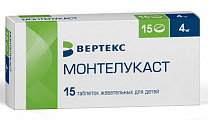 Купить монтелукаст, таблетки жевательные, для детей 4мг 15шт в Балахне