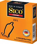 Купить sico (сико) презервативы xxl увеличенного размера 3шт в Балахне