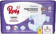 Купить reva care (рева кеа) подгузники для взрослых super размер l 30 шт. в Балахне