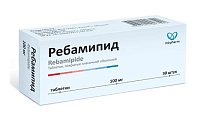 Купить ребамипид, таблетки покрытые пленочной оболочкой 100мг, 30 шт в Балахне