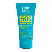 Купить librederm bronzeada (либридерм) крем солнцезащитный для лица и зоны декольте, 50мл spf50 в Балахне