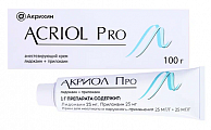 Купить акриол про, крем для местного и наружного применения 2,5%+2,5%, туба 100г в Балахне