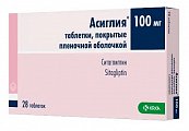 Купить асиглия, таблетки покрытые пленочной оболочкой 100мг, 28шт в Балахне