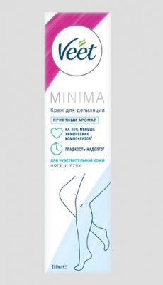 Купить veet minima (вит) крем для депиляции для чувствительной кожи, 200мл в Балахне