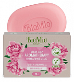 Купить biomio (биомио) bio-soap aromatherapy мыло натуральное пион и эфирное масло пальмарозы 90 гр в Балахне
