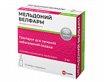 Купить мельдоний велфарм, раствор для инъекций 100 мг/мл, ампулы 5 мл, 10 шт в Балахне