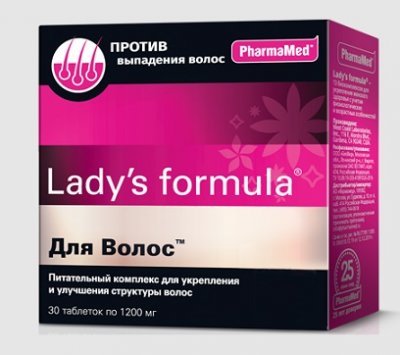 Купить lady's formula (леди-с формула) для волос, таблетки 30 шт бад в Балахне