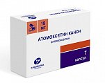 Купить атомоксетин канон, капсулы 18мг, 7 шт в Балахне