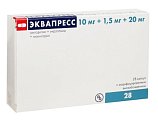 Купить эквапресс, капсулы с модифицированным высвобождением 10мг+1,5мг+20мг, 28 шт в Балахне