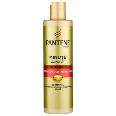 Купить pantene pro-v (пантин) шампунь minute miracle мицелярный регенерирующий для осветленных волос, 270 мл в Балахне