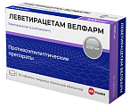 Купить леветирацетам велфарм, таблетки покрытые пленочной оболочкой 1000 мг, 30 шт в Балахне