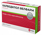 Купить карведилол велфарм, таблетки 12,5мг 30шт в Балахне