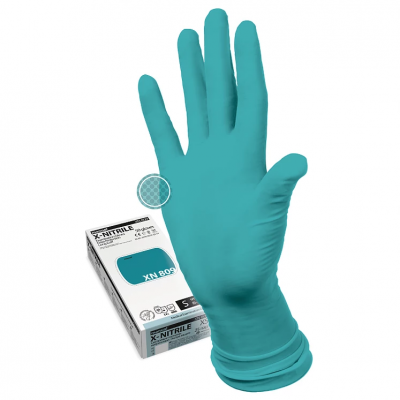 Купить перчатки manual xn809 смотр.н/стер.нитрил.текст.проч. р. s 25 пар (heliomed, австрия) в Балахне