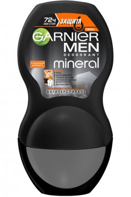 Купить garnier men mineral (гарньер) дезодорант-антиперспирант защита 6 72 часа ролик, 50мл в Балахне