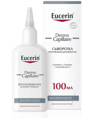 Купить eucerin dermo capillaire (эуцерин) сыворотка против выпадения волос 100 мл в Балахне