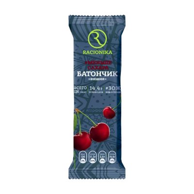 Купить racionika (рационика) сахар-контроль батончик со вкусом вишни, 50г в Балахне