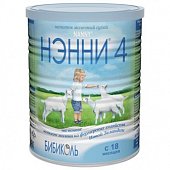 Купить нэнни 4 смесь на основе натурального козьего молока с пребиотиками с 18 месяцев, 400г в Балахне