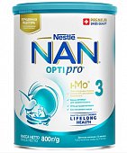 Купить nan optipro 3 (нан) смесь сухая для детей с 12 месяцев, 800г в Балахне