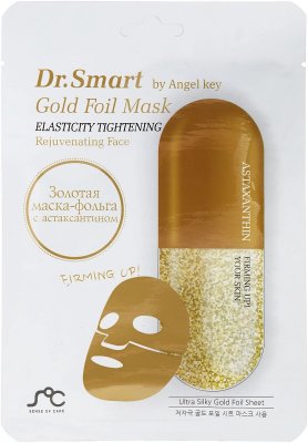 Купить dr. smart (др.смарт) by angel key маска тканевая для лица омолаживающая с астаксантином, 1 шт в Балахне