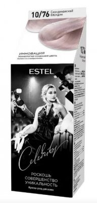 Купить estel (эстель) краска-уход для волос celebrity тон 10/76 скандинавский блондин в Балахне